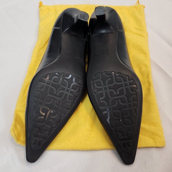 Circa Joan & David | Pointed Toe Kitten Heels Low Pumps - Picture 7 of 9